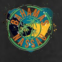 Bahamas Nassau Paint Stamp Emblem Trucker Hat