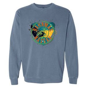 Bahamas Nassau Paint Stamp Emblem Garment-Dyed Sweatshirt