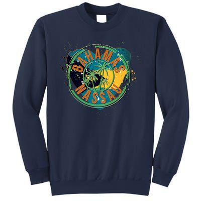 Bahamas Nassau Paint Stamp Emblem Sweatshirt