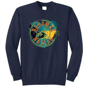 Bahamas Nassau Paint Stamp Emblem Tall Sweatshirt