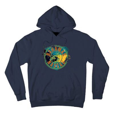 Bahamas Nassau Paint Stamp Emblem Tall Hoodie