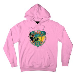 Bahamas Nassau Paint Stamp Emblem Hoodie