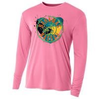 Bahamas Nassau Paint Stamp Emblem Cooling Performance Long Sleeve Crew