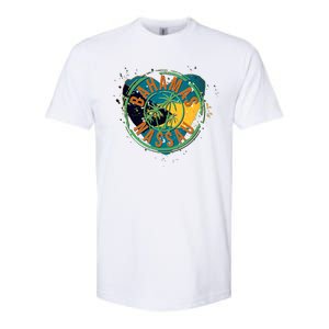 Bahamas Nassau Paint Stamp Emblem Softstyle CVC T-Shirt