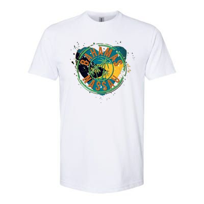 Bahamas Nassau Paint Stamp Emblem Softstyle® CVC T-Shirt