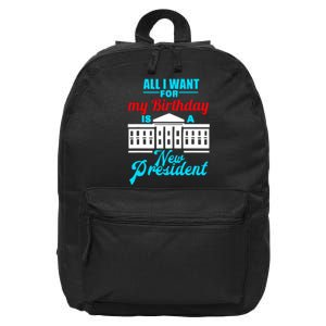 Birthday New President Election 16 in Basic Backpack