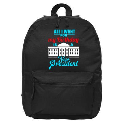 Birthday New President Election 16 in Basic Backpack