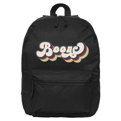 Boone Name Personalized Surname First Name Boone 16 in Basic Backpack
