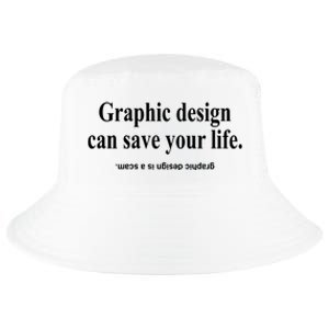 Bricks N’ Papers Graphic Design Can Save Your Life Cool Comfort Performance Bucket Hat