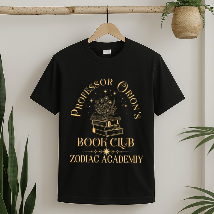 Book Nerd Professor OrionS Book Club Zodiac Academy T-Shirt