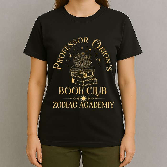 Book Nerd Professor OrionS Book Club Zodiac Academy T-Shirt