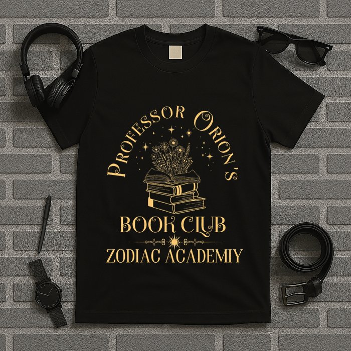 Book Nerd Professor OrionS Book Club Zodiac Academy T-Shirt
