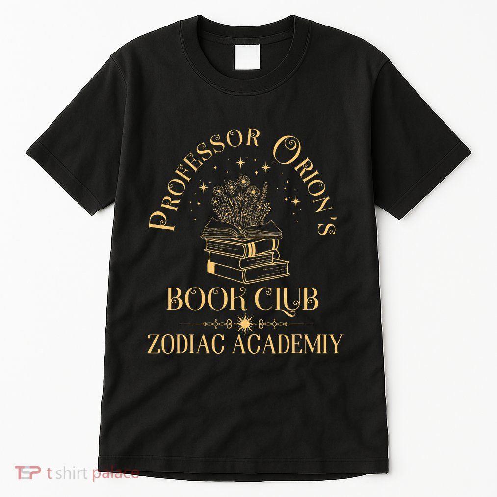 Book Nerd Professor OrionS Book Club Zodiac Academy Tall T-Shirt