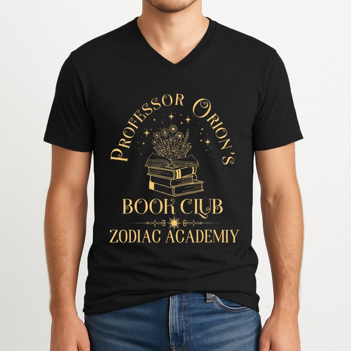 Book Nerd Professor OrionS Book Club Zodiac Academy V-Neck T-Shirt