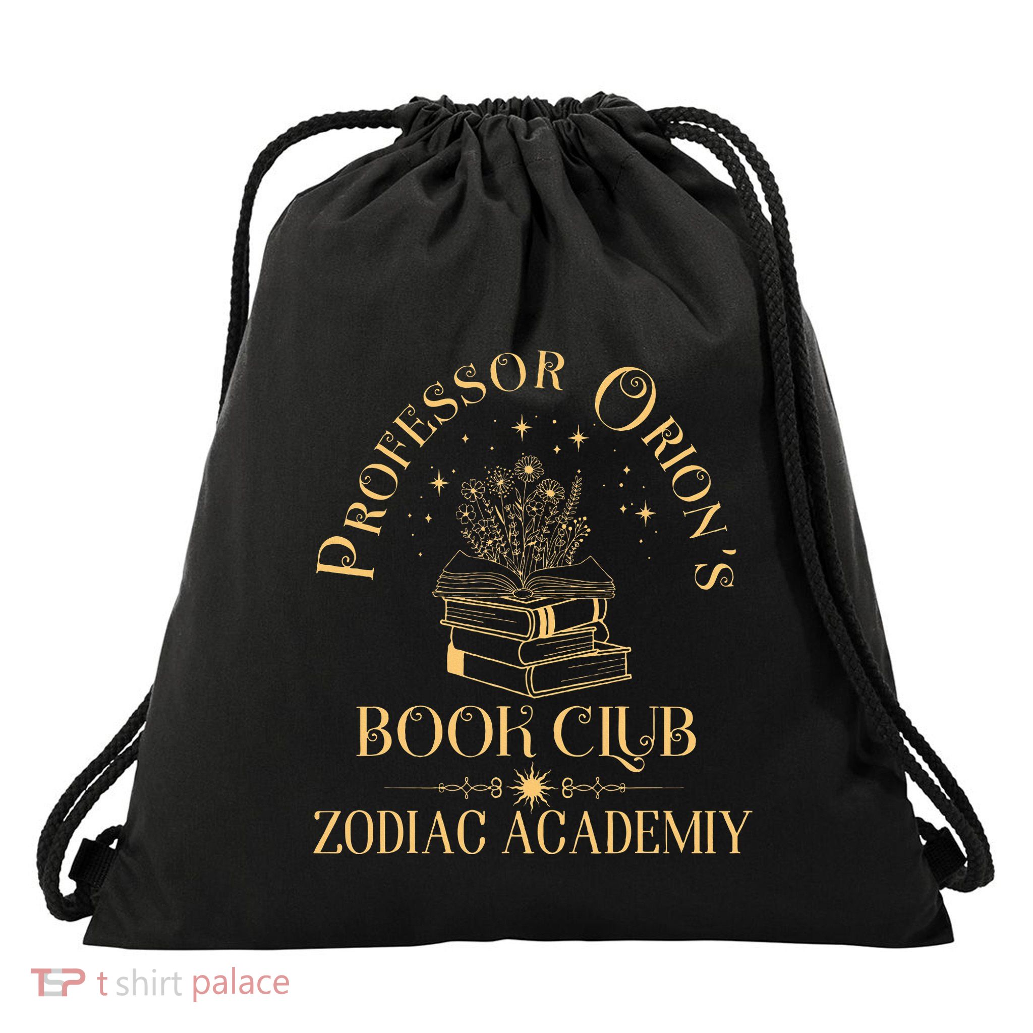 Book Nerd Professor OrionS Book Club Zodiac Academy Drawstring Bag