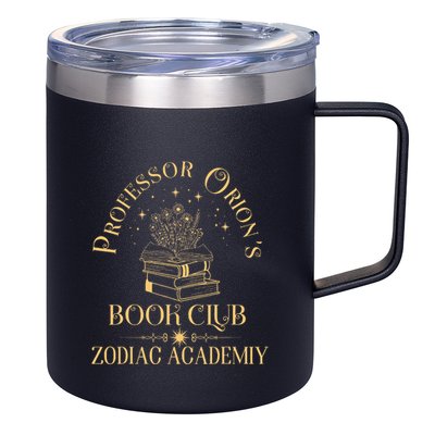 Book Nerd Professor OrionS Book Club Zodiac Academy 12oz Stainless Steel Coffee Mug