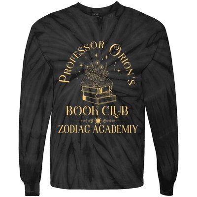 Book Nerd Professor OrionS Book Club Zodiac Academy Tie-Dye Long Sleeve Shirt