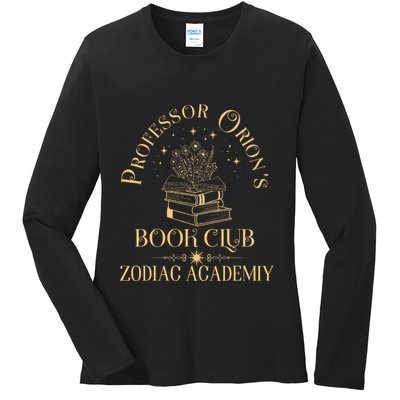 Book Nerd Professor OrionS Book Club Zodiac Academy Ladies Long Sleeve Shirt