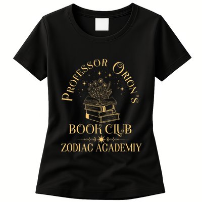 Book Nerd Professor OrionS Book Club Zodiac Academy Womens T-Shirt