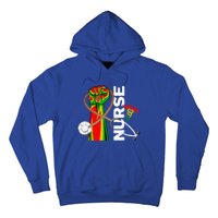 Black Nurse Practitioner Black History Month Fist Juneteenth Meaningful Gift Hoodie