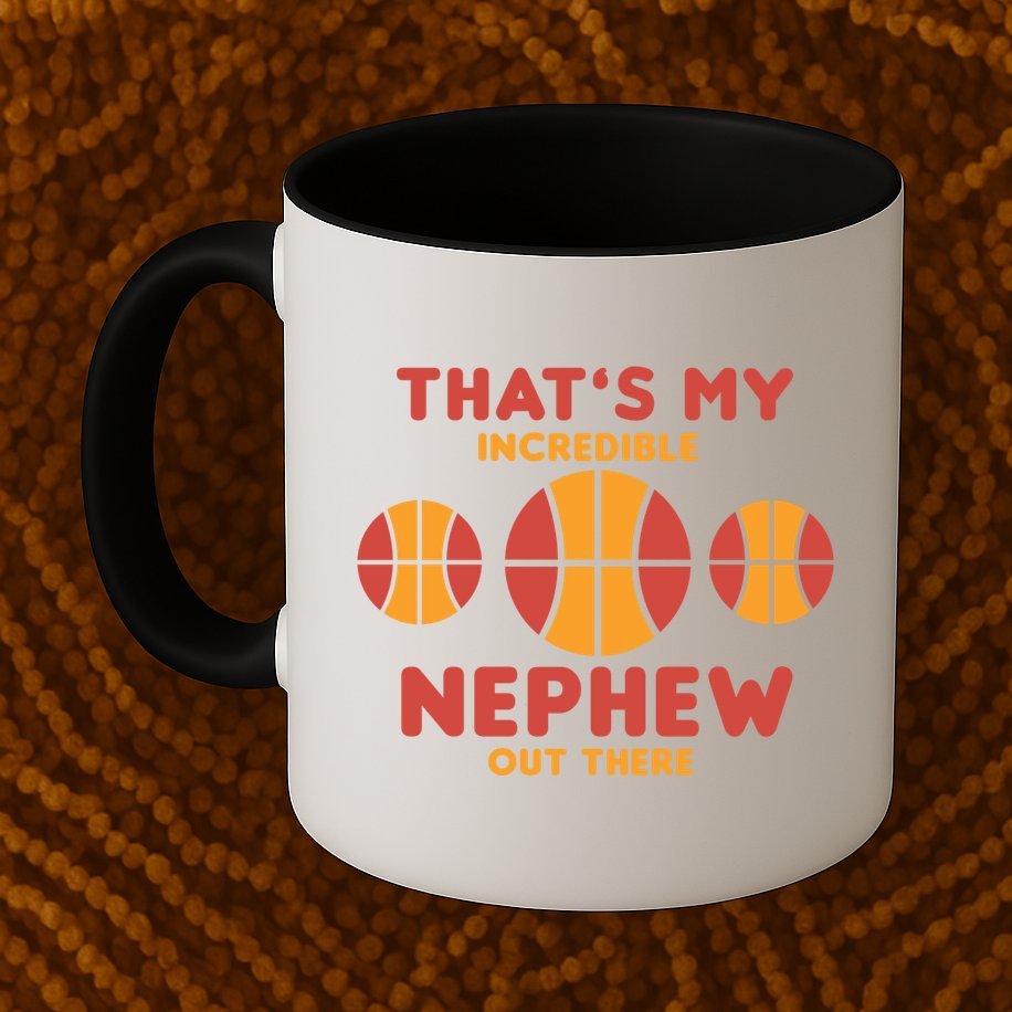 Basketball Nephew Quote For Aunt Uncle Gift Mug
