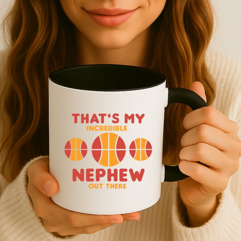 Basketball Nephew Quote For Aunt Uncle Gift Mug