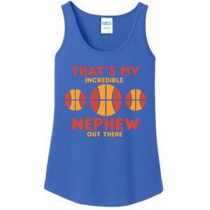 Basketball Nephew Quote For Aunt Uncle Gift Ladies Essential Tank