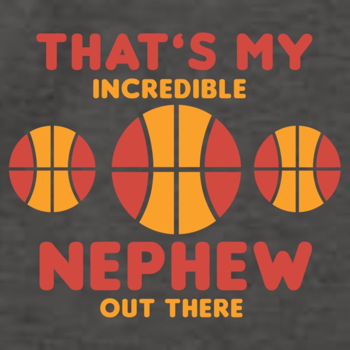 Basketball Nephew Quote For Aunt Uncle Gift Vector Backpack