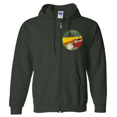 Buffalo National River Arkansas Full Zip Hoodie