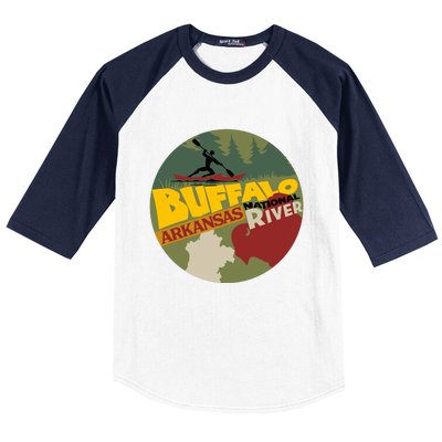 Buffalo National River Arkansas Baseball Sleeve Shirt