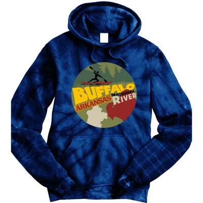 Buffalo National River Arkansas Tie Dye Hoodie