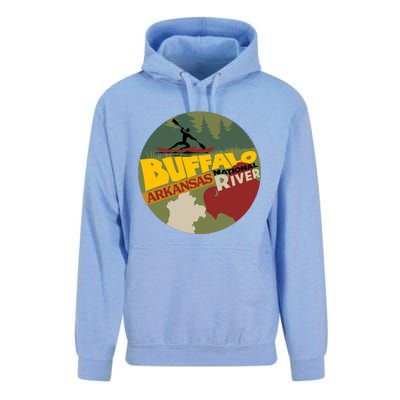 Buffalo National River Arkansas Unisex Surf Hoodie