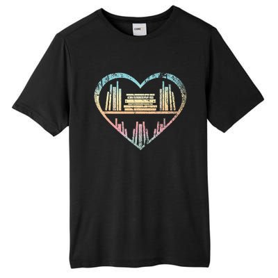 Book Nerd Reader Heart Librarian Gift Love Reading Tall Fusion ChromaSoft Performance T-Shirt