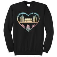 Book Nerd Reader Heart Librarian Gift Love Reading Sweatshirt