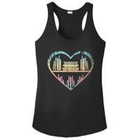 Book Nerd Reader Heart Librarian Gift Love Reading Ladies PosiCharge Competitor Racerback Tank