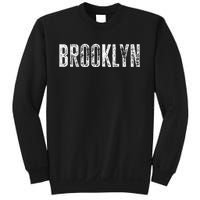 Brooklyn Ny Retro Text New York Love Brooklyn Bridge Sweatshirt