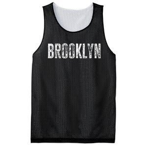 Brooklyn Ny Retro Text New York Love Brooklyn Bridge Mesh Reversible Basketball Jersey Tank