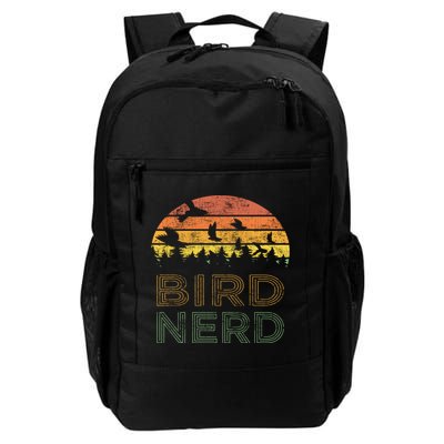 Bird Nerd Retro Vintage Distressed Bird Watcher Watching Gift Backpack
