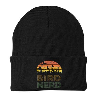 Bird Nerd Retro Vintage Distressed Bird Watcher Watching Gift Beanie