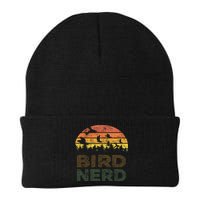 Bird Nerd Retro Vintage Distressed Bird Watcher Watching Gift Beanie