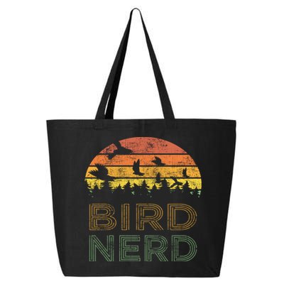Bird Nerd Retro Vintage Distressed Bird Watcher Watching Gift 25L Jumbo Tote