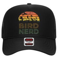 Bird Nerd Retro Vintage Distressed Bird Watcher Watching Gift Hat