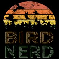 Bird Nerd Retro Vintage Distressed Bird Watcher Watching Gift Wool Snapback Cap