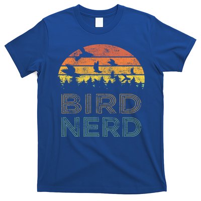 Bird Nerd Retro Vintage Distressed Bird Watcher Watching Gift T-Shirt