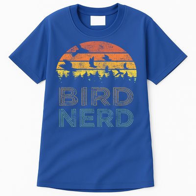Bird Nerd Retro Vintage Distressed Bird Watcher Watching Gift Tall T-Shirt