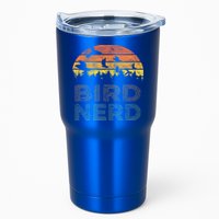 Bird Nerd Retro Vintage Distressed Bird Watcher Watching Gift Tumbler