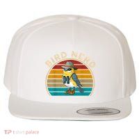 Bird Nerd Retro Watcher Wool Snapback Cap