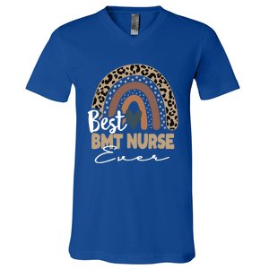 Bmt Nurse Rainbow Bone Marrow Transplant Oncology Nurse Meaningful Gift V-Neck T-Shirt