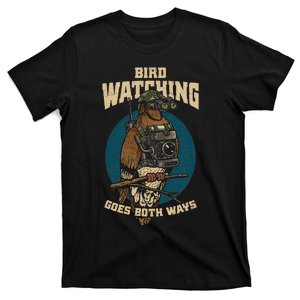 Birds Not Real Bird Watching Goes Both Ways T-Shirt