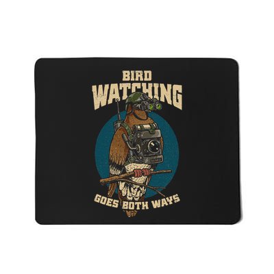 Birds Not Real Bird Watching Goes Both Ways Mousepad